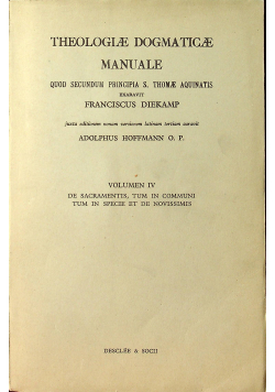 Theologiae dogmatice manuale