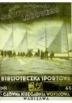 Krótki Podręcznik Jachtingu Lodowego 1939 r.