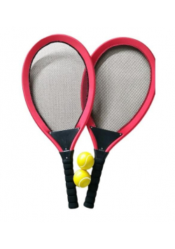 Rakiety do gry w speed badmintona red + piłki