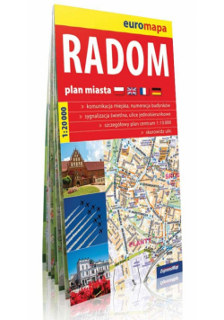Radom 1:20 000 plan miasta