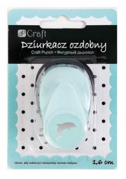 Dziurkacz ozdobny 1,6cm delfin