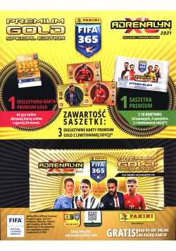Panini FIFA365 AdrenalynXL 2021 saszetka premium gold