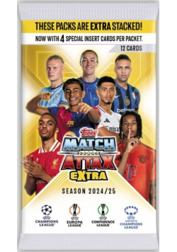 Match Attax Extra 2024/25 saszetki z kartami 1szt.mix