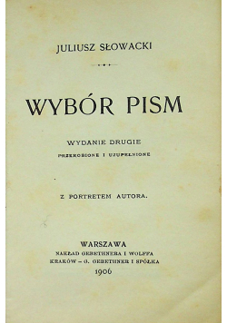Wybór pism 1906 r.