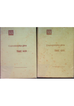 Czarodziejska góra, Tom I i II