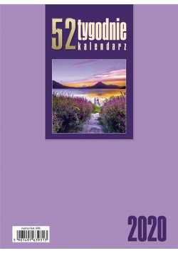 Kalendarz 2020 Biurkowy - 52T fiolet CRUX