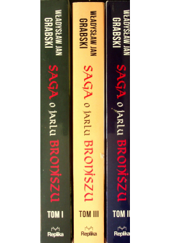 Saga o Jarlu Broniszu 3 tomy