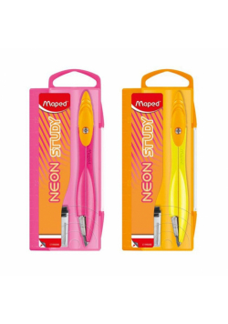 Cyrkiel Study Neon z wkładami graf mix MAPED