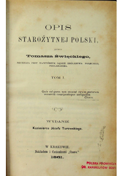 Opis starożytnej Polski 1861