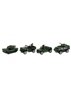 Auto wojskowe metalowe 7cm