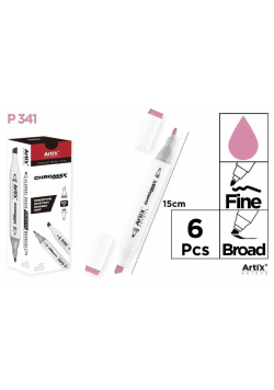 Marker Chromax z 2 końcówk. P 341 (6szt)