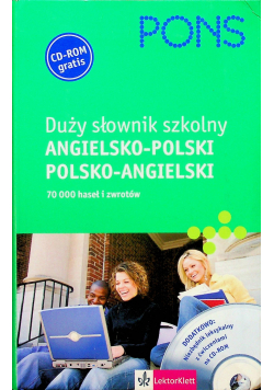 Duży słownik szkolny angielko polski