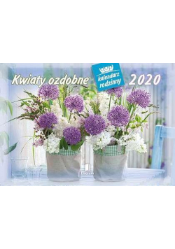 Kalendarz 2020 Rodzinny Kwiaty ozdobne WL2