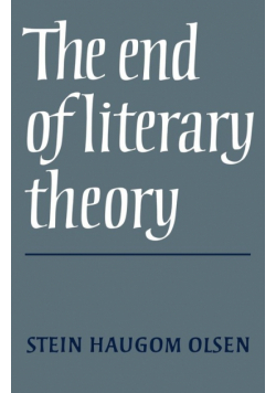 The End of Literary Theory