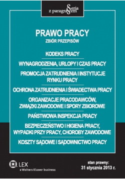 Wolters Kluwer - Prawo pracy: Zbiór przepisów