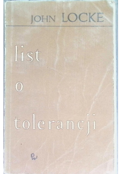 List o tolerancji