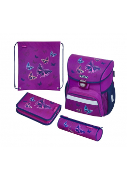 Tornister Loop plus Glitter Butterfly