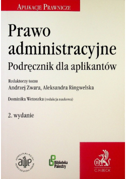Prawo administracyjne Podręcznik dla aplikantów