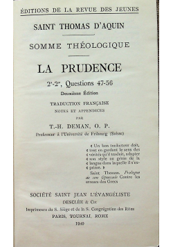 La Prudence 1949 r.
