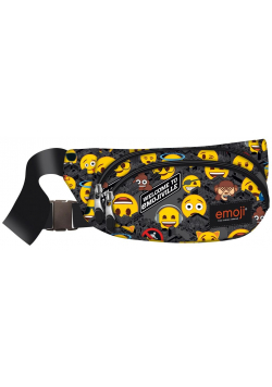 Saszetka na pasek nerka Emoji Yellow II