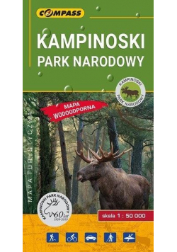 Mapa turystyczna - Kampinoski PN 1:50 000 laminat