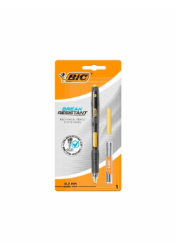 Ołówek automatyczny BIC Break Resistant 0.7mm wkłady+gumka blister