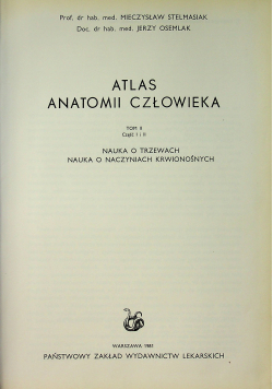 Atlas Anatomii Człowieka Tom II Cz I i II