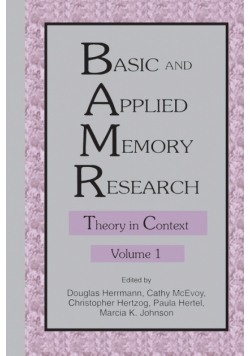 Basic and Applied Memory Research