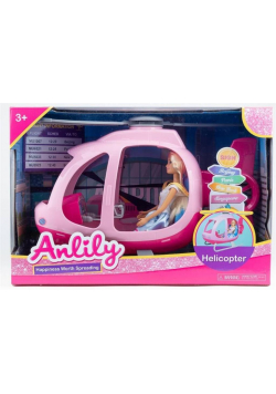 Lalka Anlily 30 cm w helikopterze