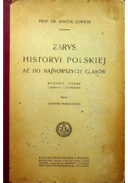 Zarys Historyi Polskiej 1917 r