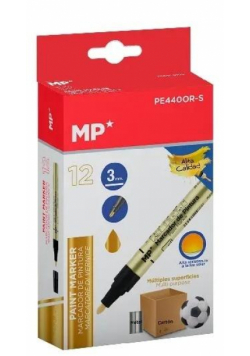 Marker olejowy 3.0mm złoty (12szt)