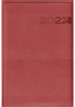 Terminarz 2022 A5 Print czerwony