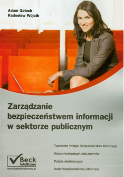 Zarządzanie bezpieczeństwem informacji w sektorze publicznym