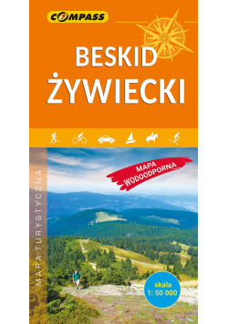 Beskid Żywiecki mapa laminowana