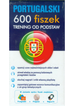 Portugalski 600 Fiszek : Trening od podstaw