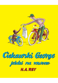 Ciekawski George jeździ na rowerze