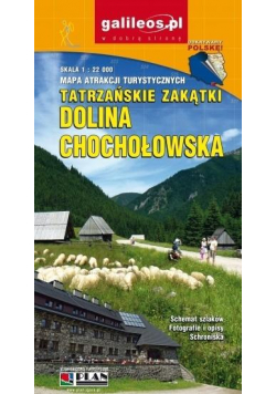 Mapa atrakcji tur. - Dolina Chochołowska