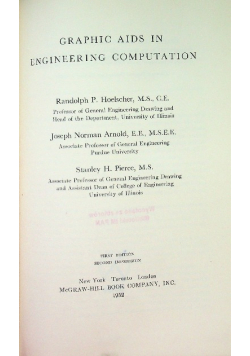 Graphic aids in engineering computation