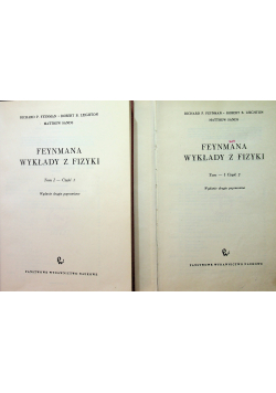Feynmana Wykłady z fizyki 2 Tomy