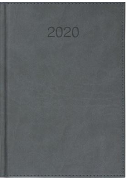 Kalendarz 2020 Książkowy A5 dzienny Vivo szary