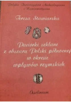 Paciorki szklane z obszaru Polski północnej