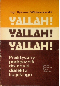 Yallah Praktyczny Podręcznik Do Nauki Dialektu Libijskiego