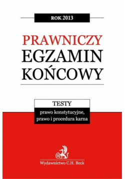 Prawniczy egzamin końcowy 2013, Testy t.2