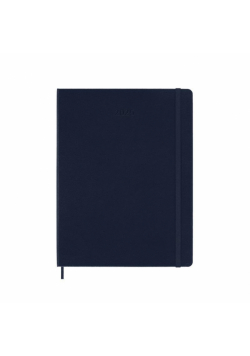 Kalendarz 2025 12M Moleskine XL tygodniowy Sapphire Blue 19x25