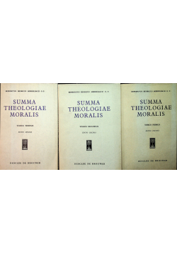 Summa Theologiae Moralis 3 tomy