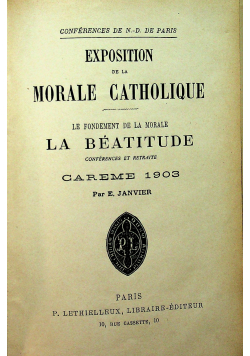 Exposition morale catholique 1903r