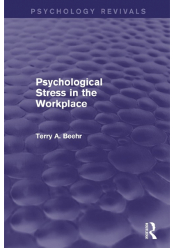 Psychological Stress in the Workplace