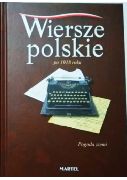 Wiersze polskie po 1918 roku Pogoda ziemi