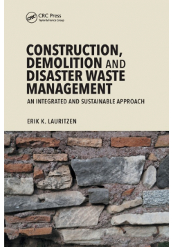 Construction, Demolition and Disaster Waste Management