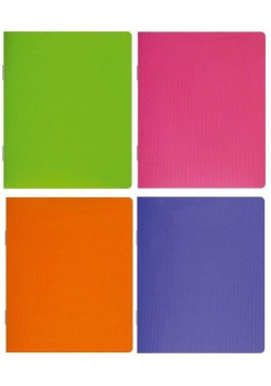 Zeszyt A6/36K kratka plastik (10szt) FRESH